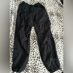 Garage cargo parachute pants adjustable black size - S